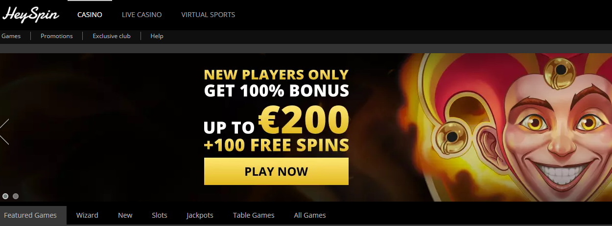 Hey casino anmeldelse